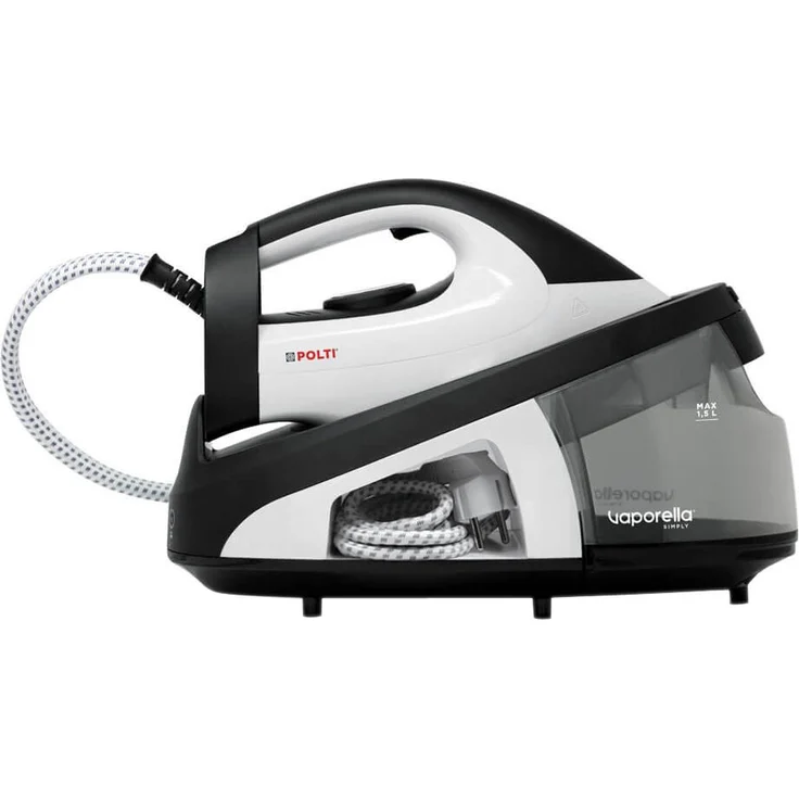 Polti PLEU0240 Vaporella Simply 20.20 Dampfbügeleisen, 2200, Keramik, 1.5 liters, Grau-Weiß – Bild 1