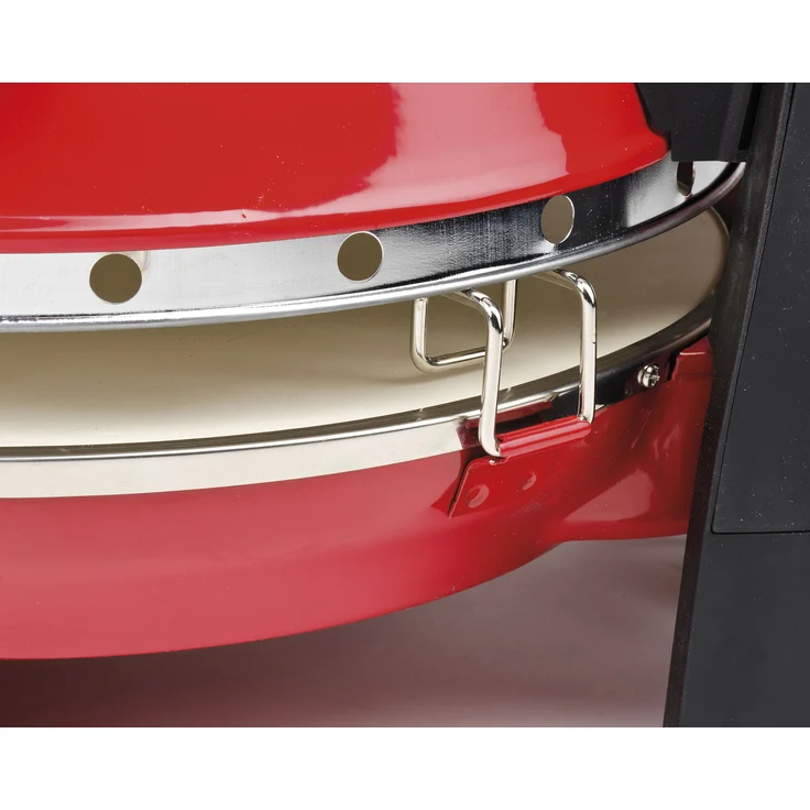 G3 Ferrari Delizia Napoletana Pizzaofen, 1200W, mit zusätzlichem Pizzastein, rot – Bild 6