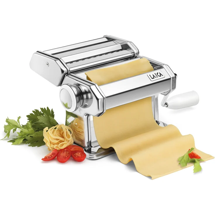 Laica PM2000 Nudelmaschine, Stahl, Silber, 15,3 x 21 x 19,8 cm – Bild 1