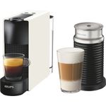 Krups Nespresso Essenza Mini XN1111 Kaffeekapselmaschine (1260 Watt, 0,7 Liter, 19 bar, inklusive Aeroccino Milchaufschäumer) weiß