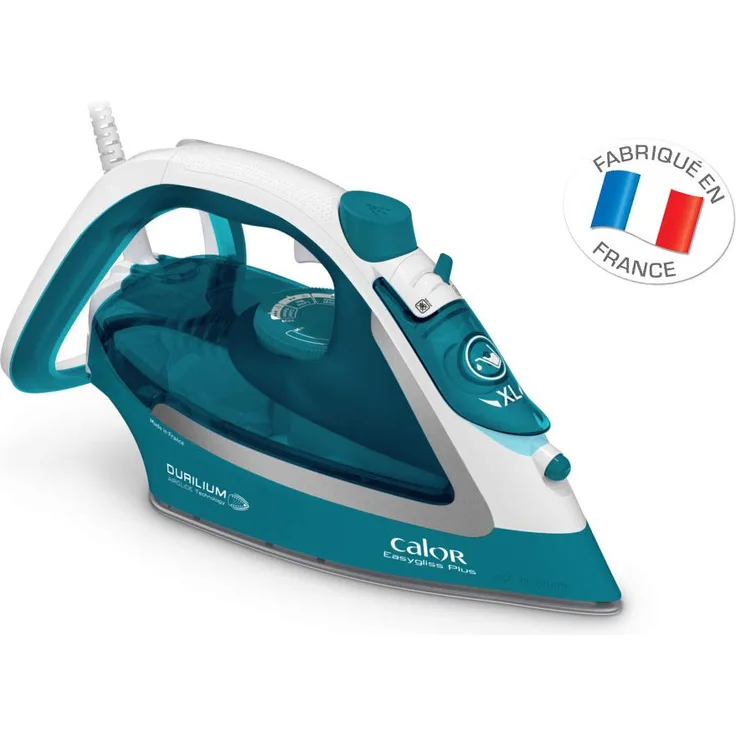 Calor EASYGLISS Plus, Bügeln, 2500 W, Dampfstoß 40 g-min, Dampfstoß 195 g-min, FV5719C0, türkis