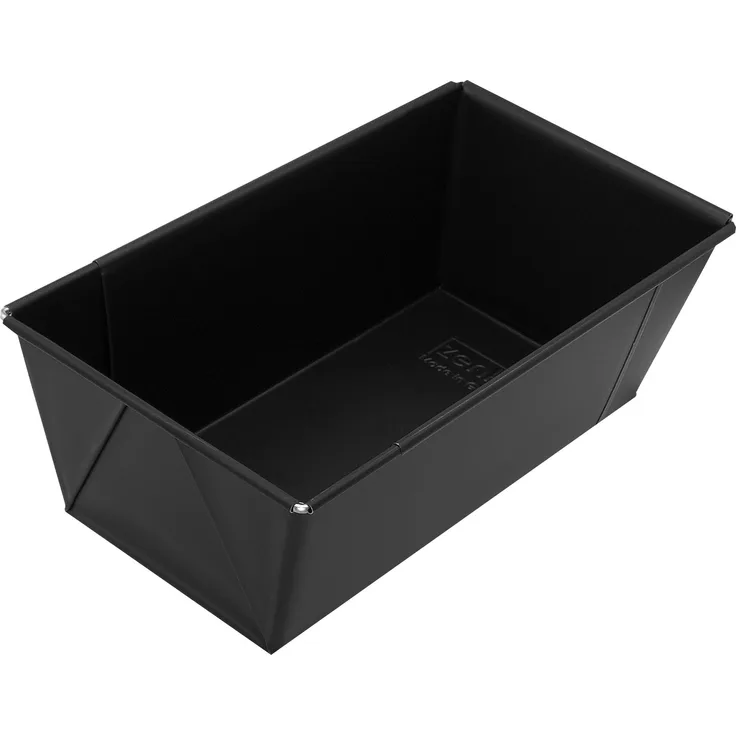 Zenker Brotbackform ausziehbar (28 - 40 cm x 16 cm), Kastenform, für saftige Brote und Kuchen, verstellbar & beschichtet, eckige Königskuchenform