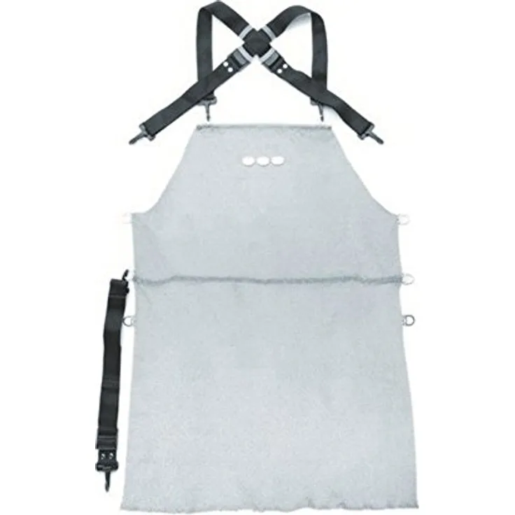 LACOR EDELSTAHLKETTE MESH SCHURZE 80X55 cm, Edelstahl, Grey, 30 x 20 x 5 cm