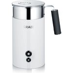 Graef MS701EU elektrischer Milchaufschäumer, 450W, weiß-edelstahl