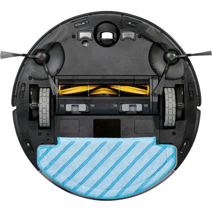 Ecovacs Deebot Ozmo T8 AIVI Saugroboter mit Wischfunktion, 180 min Akkubetrieb, App- und Sprachsteuerung, Lasernavigation, schwarz – Bild 4