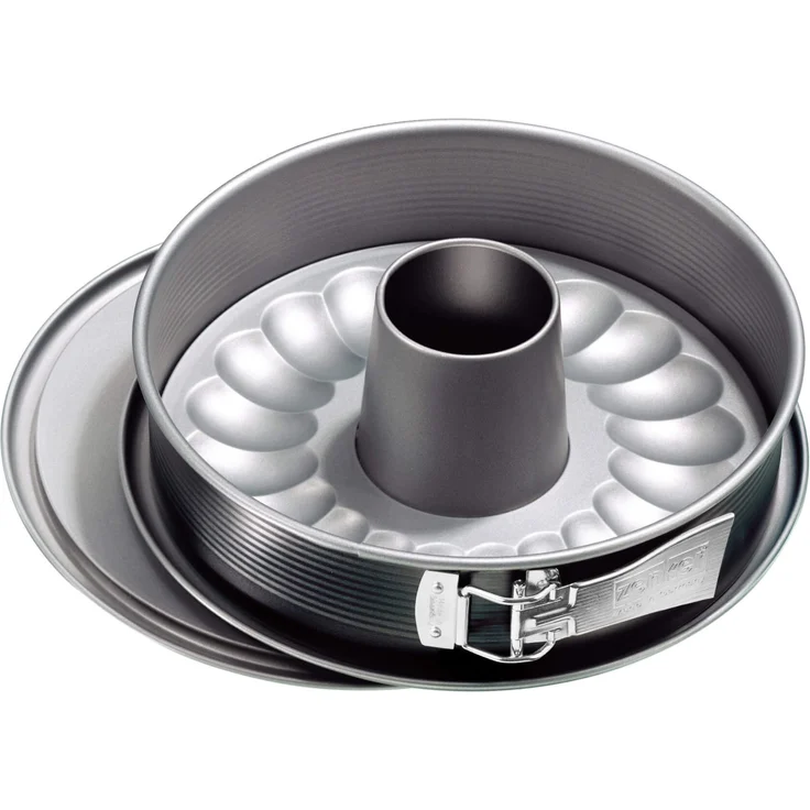 Zenker 6909 Springform mit Flach- und Rohrboden Ø 28 cm, energy – Bild 2