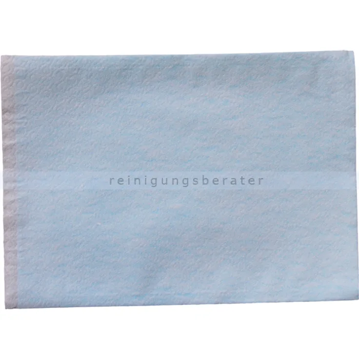 Waschhandschuhe Ampri, blau 16x24 cm 50 g-qm, 100 Stück, Nähte geklebt, PE Innenbeschichtung