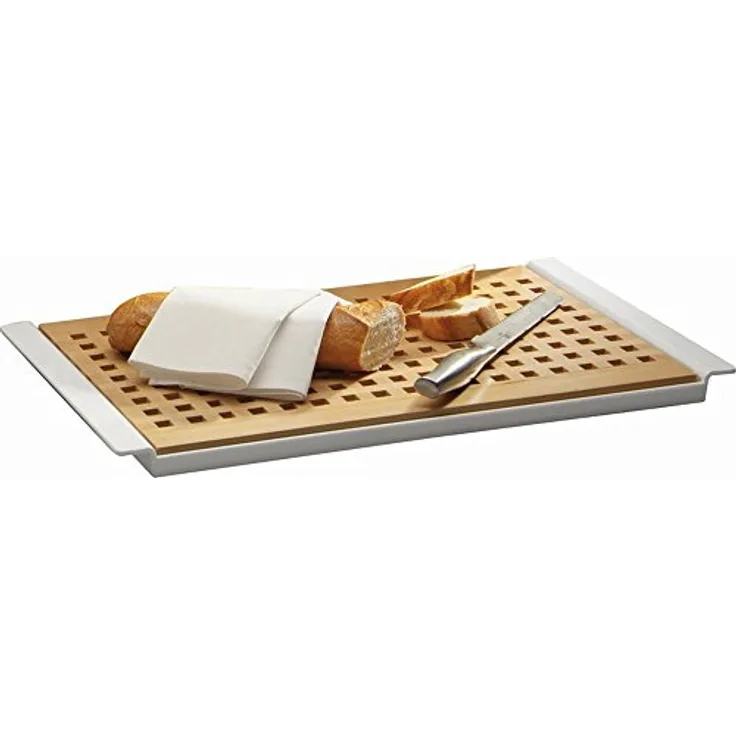 APS 953 BROTSTATION Holzbrett, Buche, 52 x 34 x 2 cm