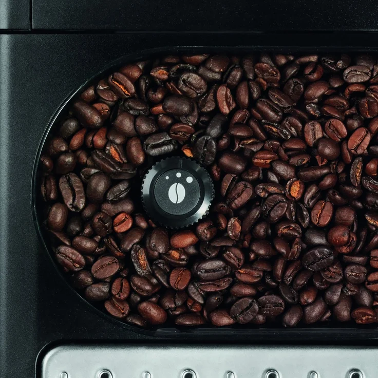 Krups Arabica Display EA8150 Kaffeevollautomat mit integriertem Mahlwerk, 1450 Watt, integrierte Reinigungsprogramme, Memory-Funktion, schwarz – Bild 5