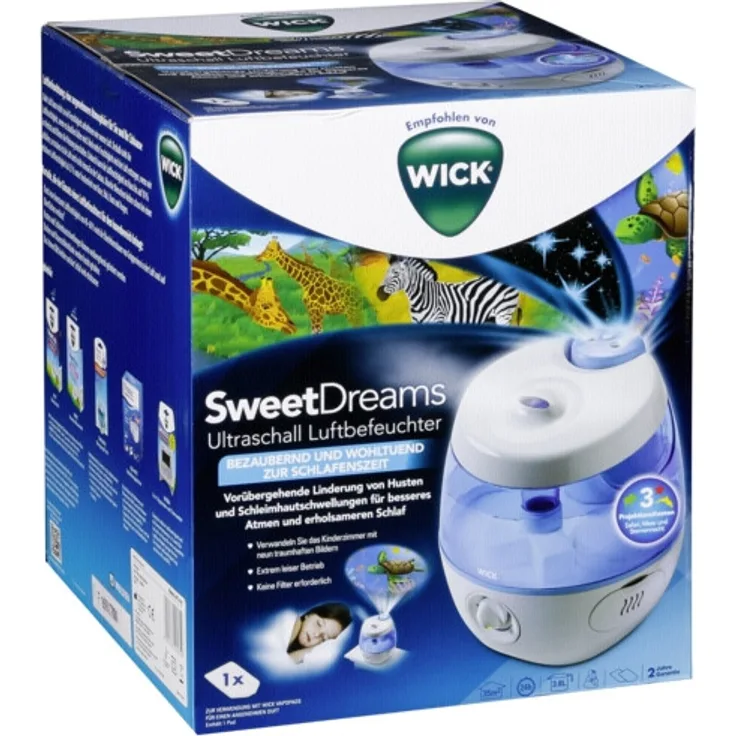 Wick SweetDreams - Luftbefeuchter mit Lichtprojektion WUL575E