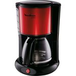 Moulinex FG360D11 Glas-Kaffeemaschine Subito Metallic, rot