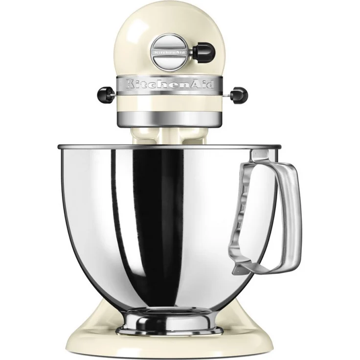 KitchenAid 5KSM125EAC Artisan Küchenmaschine mit Direktantrieb, 300W, 4,8 l Edelstahlschüssel, creme, Serie: 5KSM125 – Bild 2