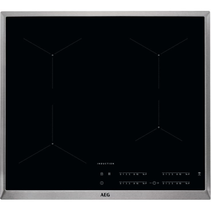 AEG IKB64431XB, Induktionskochfeld, Einbau, Betriebsart elektrisch, 4 Kochstellen, Touch Control