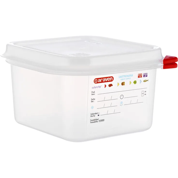 Araven Gastronorm luftdicht 1. 6 L. 1,8 176 x 162 x 100