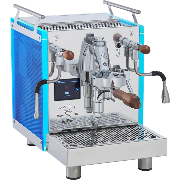 Bezzera Matrix MN Espressomaschine Siebträgermaschine, LED Panel, E61 Brühgruppe, 2 PID Thermostate
