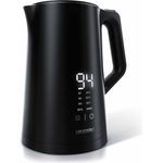 Arendo Wasserkocher AESTHET 1500W, 1,5L, Warmhaltefunktion , Trockengehschutz, schwarz