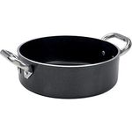 Pentole Agnelli Kasserolle ALSA2106SS32 Alblack B-Crist Cm32