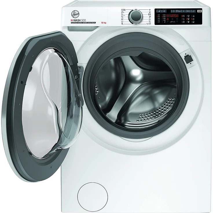 Hoover HWQ 610AMBS-1-S, Frontlader-Waschmaschine, A, Fassungsvermögen 10 kg, Standgerät, Breite 60 cm, Startzeitverzögerung, Mengenautomatik – Bild 7