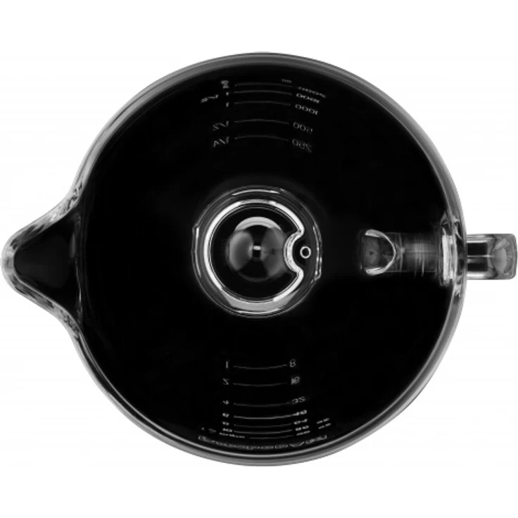 KitchenAid 5KSM5GB Glasschüssel, mit Griff, 4,7 L, inklusive Silikondeckel,  4,3 L und 4,8 L KitchenAid Küchenmaschinen mit kippbarem Motorkopf, transparent, anthrazit – Bild 4
