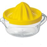 Emsa 507358 Zitruspresse, 0,4 Liter, Kunststoff, Transparent-Gelb, Superline