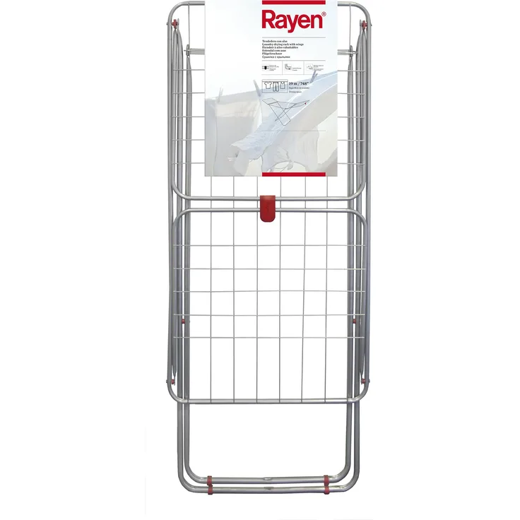 Rayen 0333.05VERDE Wäscheständer mit Einer Gesamttrockenfläche von bis zu 16 Meter, klappbar, stabil