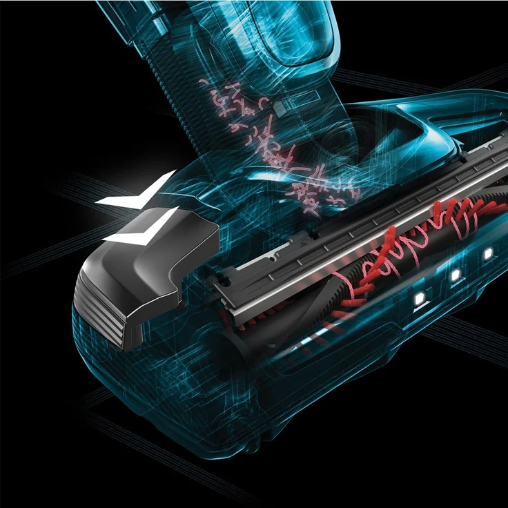 AEG Ergorapido CX7-2-45IM Handstaubsauger, 45 min Akkubetrieb, LED-Frontlicht, 180° Drehgelenk, Bürstenreinigungsfunktion, freistehend, blau  – Bild 5