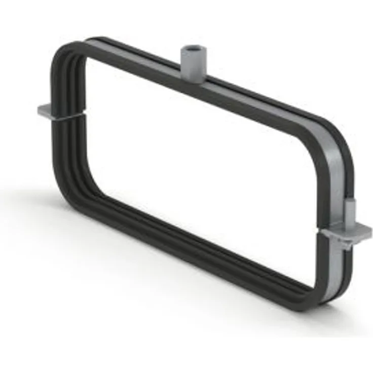 STEEL flow SF 150 Flachkanalhalterung, Abluftzubehör, verzinkter Stahl