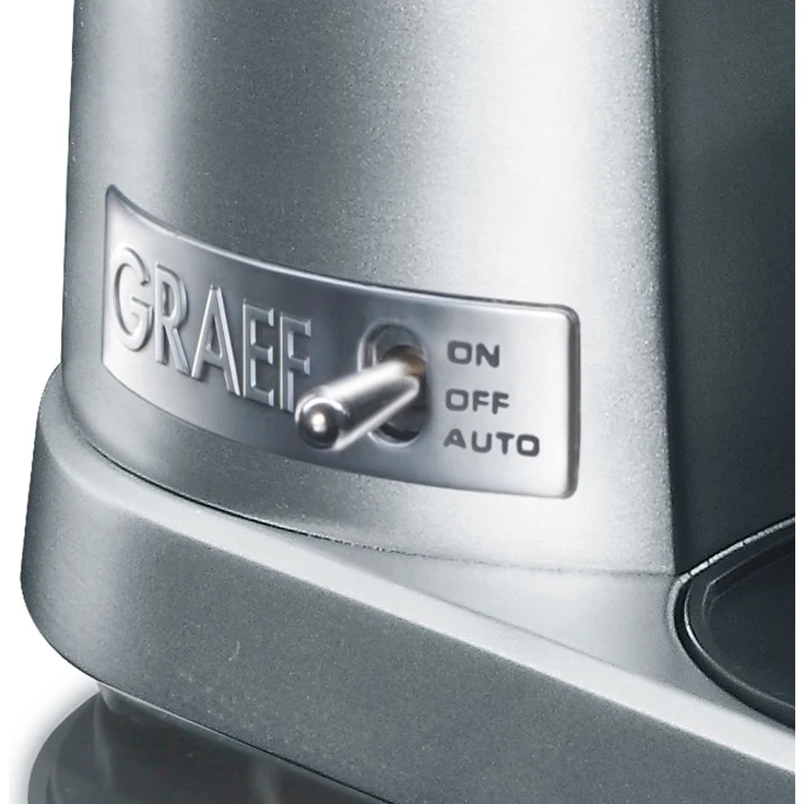 Graef CM 800 elektrische Kaffeemühle, 350g Bohnenbehälter, Kegelmahlwerk, 40 Mahlstufen, grau-schwarz – Bild 5