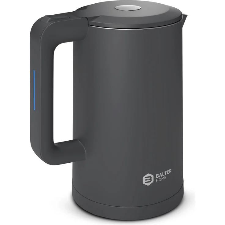 Balter Wasserkocher WK-4, 1,7 L, kabellos, doppelwandig, grau – Bild 1