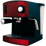 Adler AD 4404r Espressomaschine, 850, Schwarz, Rot, Silber