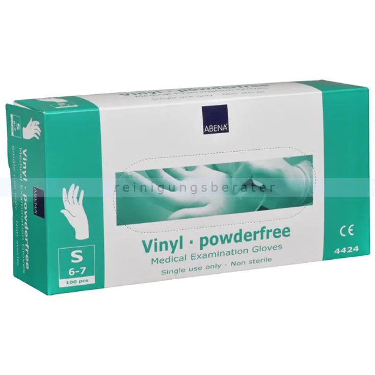 Abena Vinylhandschuhe weiß S