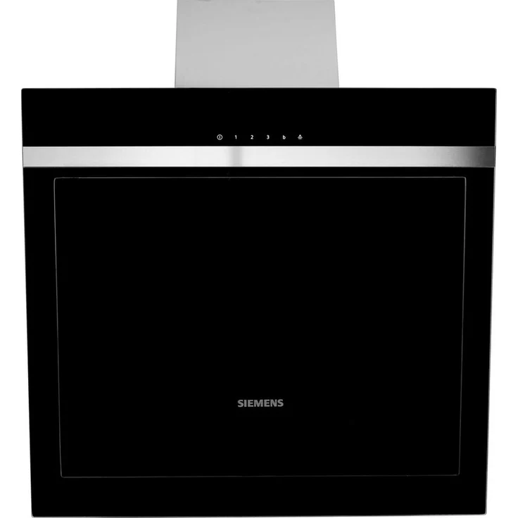 Siemens LC67KHM60 iQ300, Wandhaube, Wandmontage, Breite 59 cm, Tiefe: 49.9 cm, Absaugung und Rückführung (mit zusätzlichem Rückführungsset), Black/Stainless Steel – Bild 4