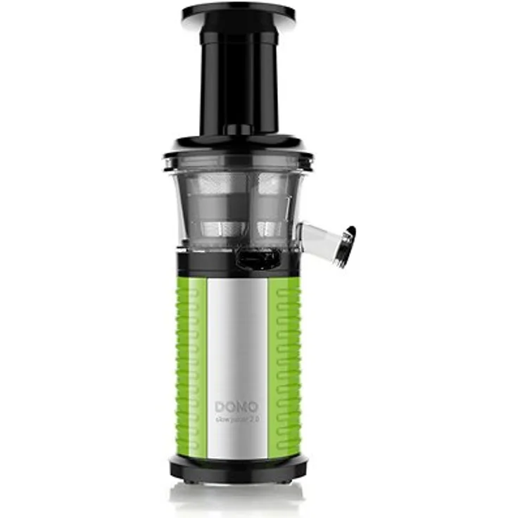 DOMO DO9139J Slow Juicer 2.0, 150W, 2 Messbecher mit 0,8L, grün