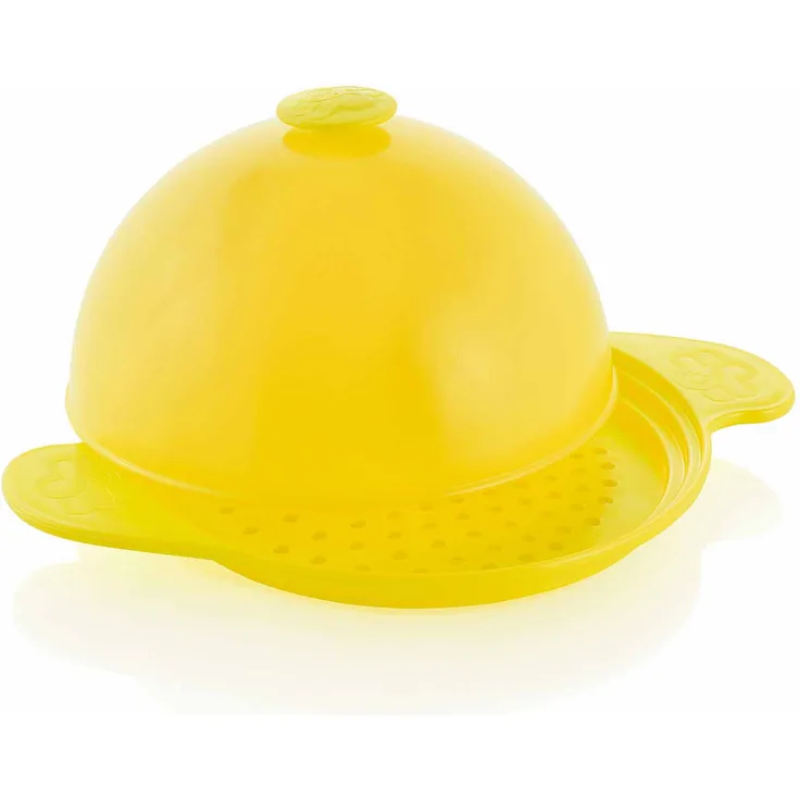 Spätzle-Set Garhaube Spätzlehobel Dampfgaren Mikrowellen Abdeckhaube Käseglocke Gelb
