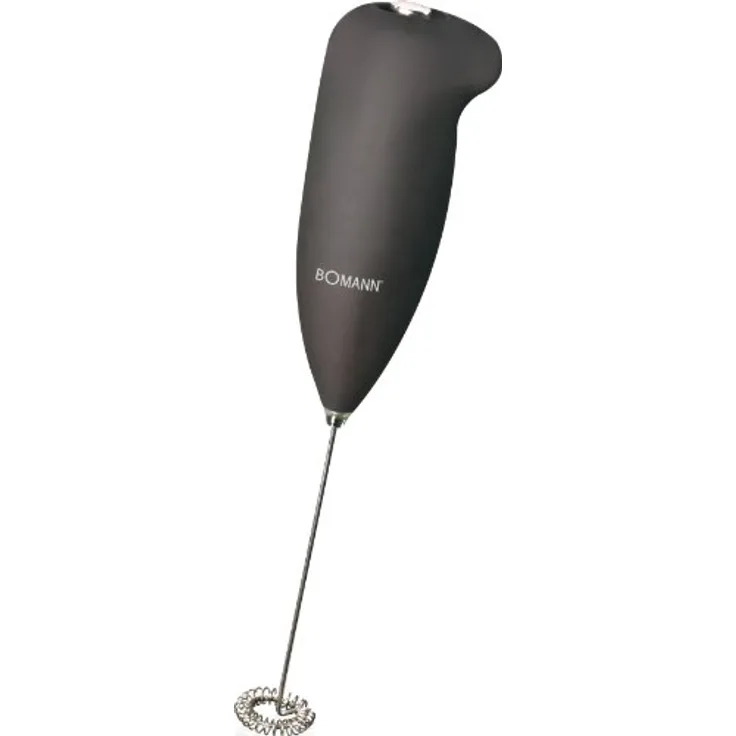 Bomann MS 344 CB Milchaufschäumer mit Batterie, Soft-Touch-Gehäuse