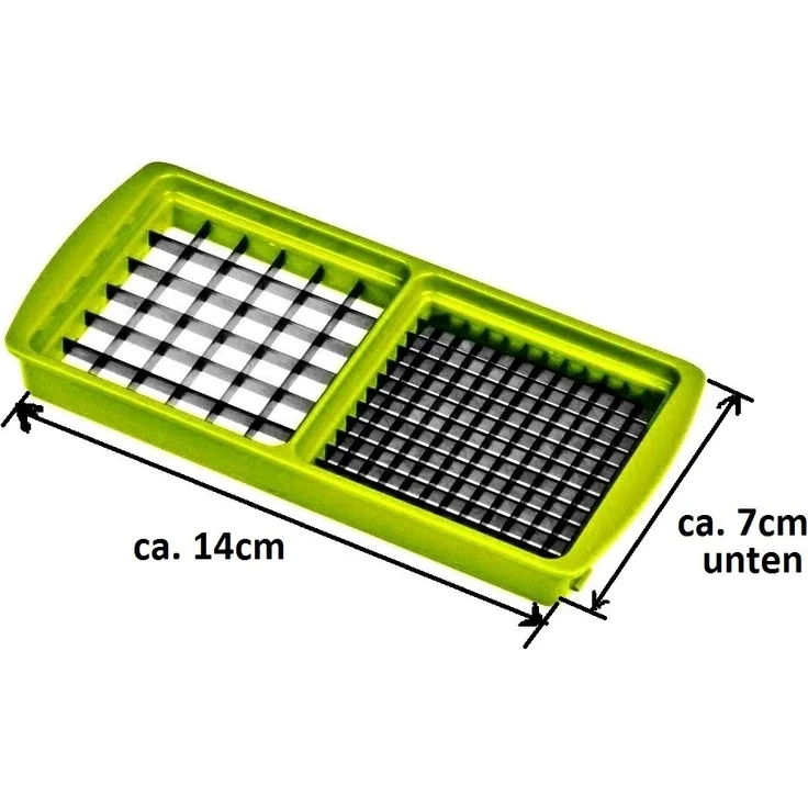 Genius Ersatzteil Nicer Dicer Kompakt , Smart Messereinsatz 5x5 mm + 10x10 mm – Bild 2