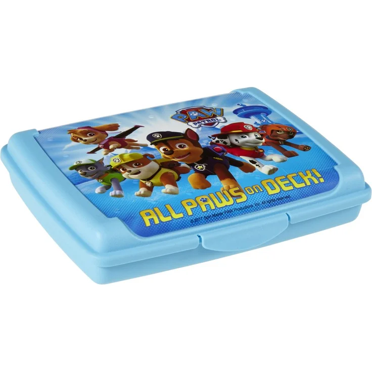 keeeper Paw Patrol Brotdose mit Klickverschluss, 17 x 13 x 3,5 cm, 500 ml, Olek, Blau