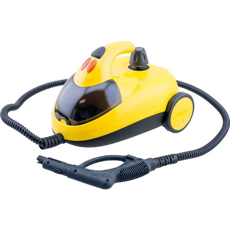 Winkel NVP15 Hochdruck Dampfreiniger - 1,5 L Wassertank - mit Zubehörpaket - 4 bar - 1500 W - gelb-schwarz