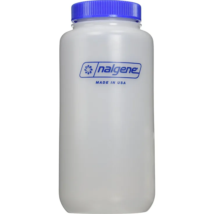 Nalgene HDPE WH Trinkflasche, transparent, 1.0 Liter