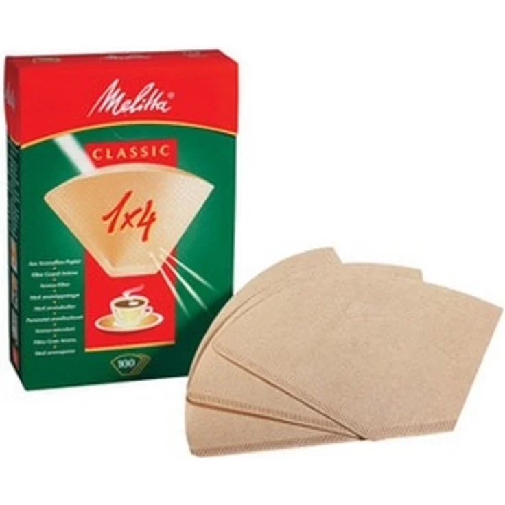 Melitta Filtertüten Aroma 1x4 naturbraun (80 Stück) – Bild 2