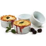 Norpro 8oz,240 ml Porzellan Souffléförmchen, 4er-Set