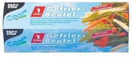 PAPSTAR Gefrierbeutel 20 Liter, 600 x 400 mm, transparent
