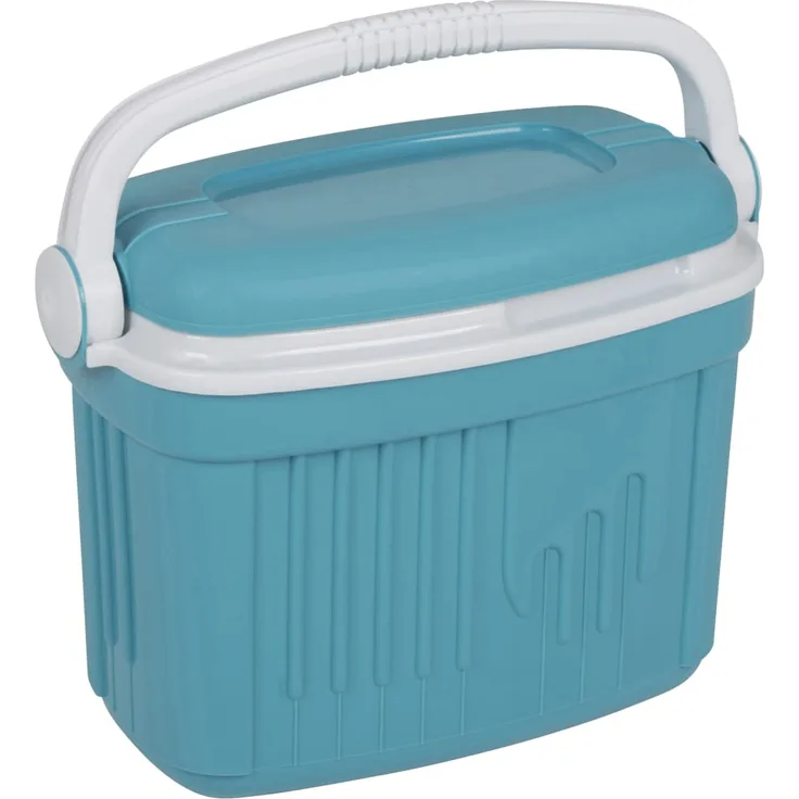 EDA passive Kühlbox Iceberg Blau 8L, Polyethylen, blau, weiß