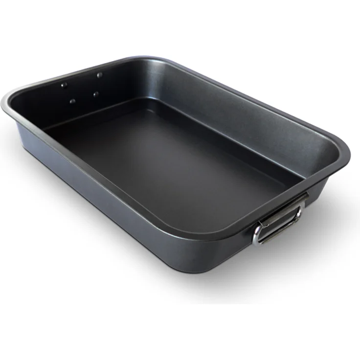 Karl Krüger Grill- und Auflaufform CARBON 32 cm mit Antihaftbeschichtung - Bräter – Bild 1