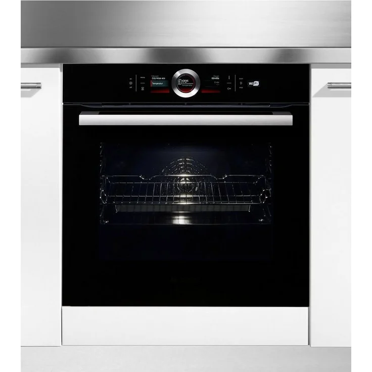 Bosch HBG676EB6 Serie 8 Backofen, Einbaugerät, Energieeffizienzklasse A+, Volumen 71 l, Breite 59,5 cm, groß (ab 65 l), Pyrolyse-Selbstreinigung, PerfectRoast, 4D Heißluft, schwarz – Bild 3