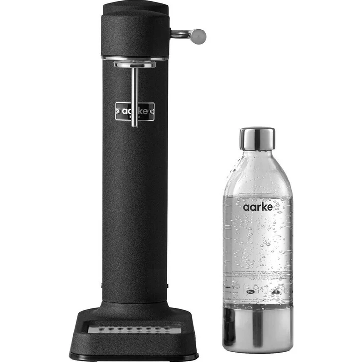 Aarke Carbonator III - Black Trinkwassersprudler mit einer PET-Flasche (1 Liter), ohne Zylinder, matt schwarz – Bild 2