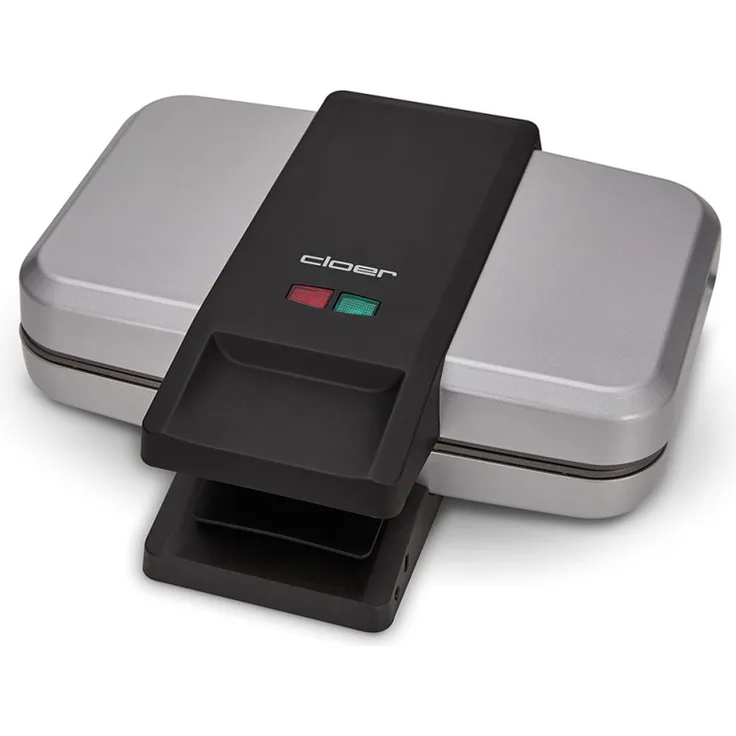 Cloer 6259 Sandwichmaker, für 2 Toasts, antihaftbeschichtet, 900 Watt