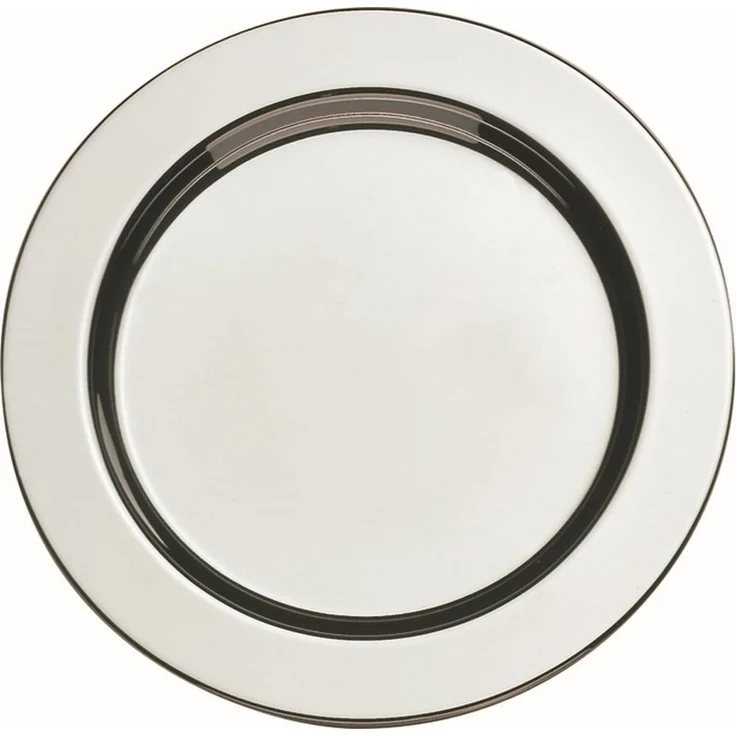 APS Untersetzer Set (6 Stück) aus hochwertigem Edelstahl poliert, Ø 12 cm, schwere Ausführung, Rand eingerollt, hochglanzpolierte Glasuntersetzer, rund – Bild 1