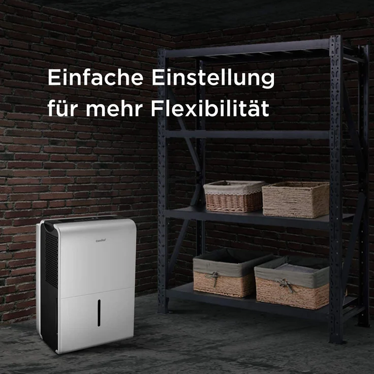 Comfee MDDP-30DEN7 Luftentfeuchter, 465 W, 230 V, White, 30L/d, 72 m² – Bild 4