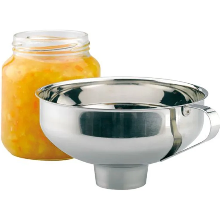 G S D Haushaltsgeräte 31 041 Marmelade-Einfülltrichter aus Edelstahl